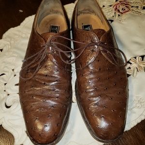 Miguel Angel Shoes Ostrich Leather